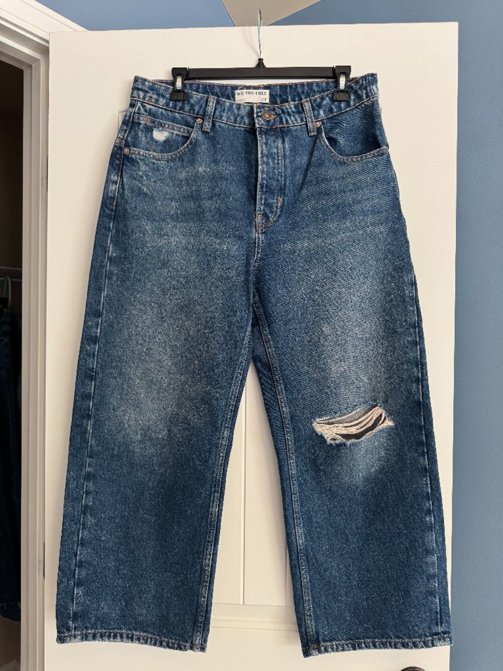We the Free Deep Trance Dropped Boyfriend Jeans, Size 28